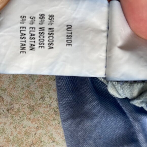 Roncarati Lambskin Leather Jacket Womens Size 40 US Size 2-4 Blue Italian Luxury - Picture 7 of 8